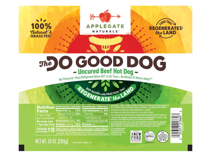 Applegate Farms, LLC Gives Away Thousands of DO GOOD DOG Hot Dogs and Making New York City's "Dirty Water Carts" More Energy Efficient – PerishableNews