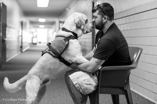 Veterans and shelter dogs benefit from Indiana Legion gift – WFYI