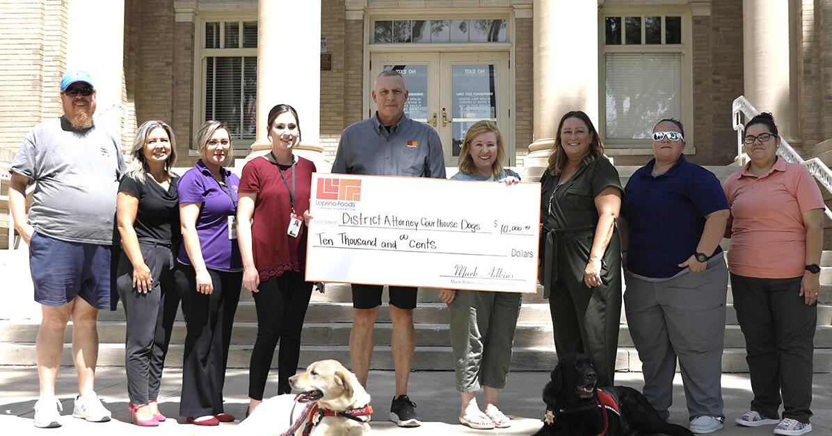 Court support dogs foundation receives big donation | Local News | rdrnews.com – Roswell Daily Record