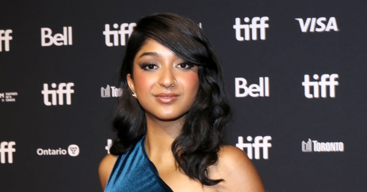 Maitreyi Ramakrishnan Serves Old Hollywood Glamour in a Full Blue Velvet Gown – POPSUGAR