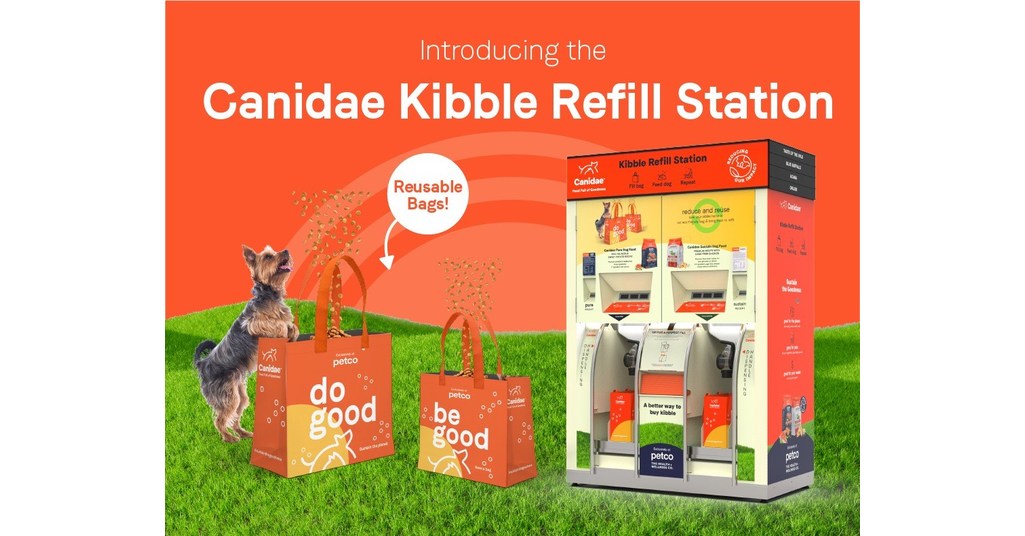 Canidae Pet Food Celebrates Offering Planet-Friendly Kibble Refill Stations at 100 Petco Locations with Pet Food Donation Program – PR Newswire