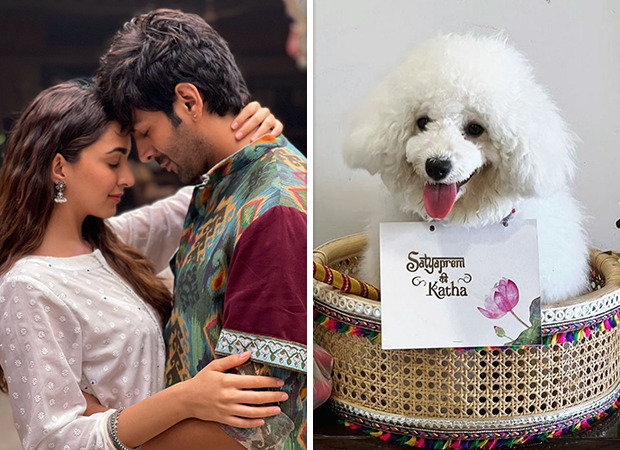 Kartik Aaryan gets best wishes from his pet dog Katori for Satyaprem Ki Katha shoot, see adorable photos – Bollywood Hungama