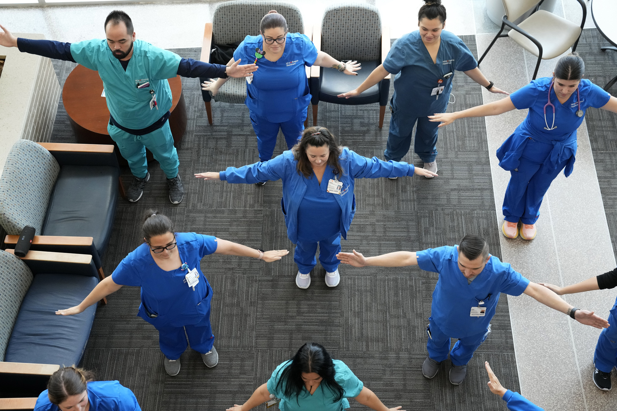 Zen lounges, yoga helping HCA Houston nurses relieve stress – Houston Chronicle