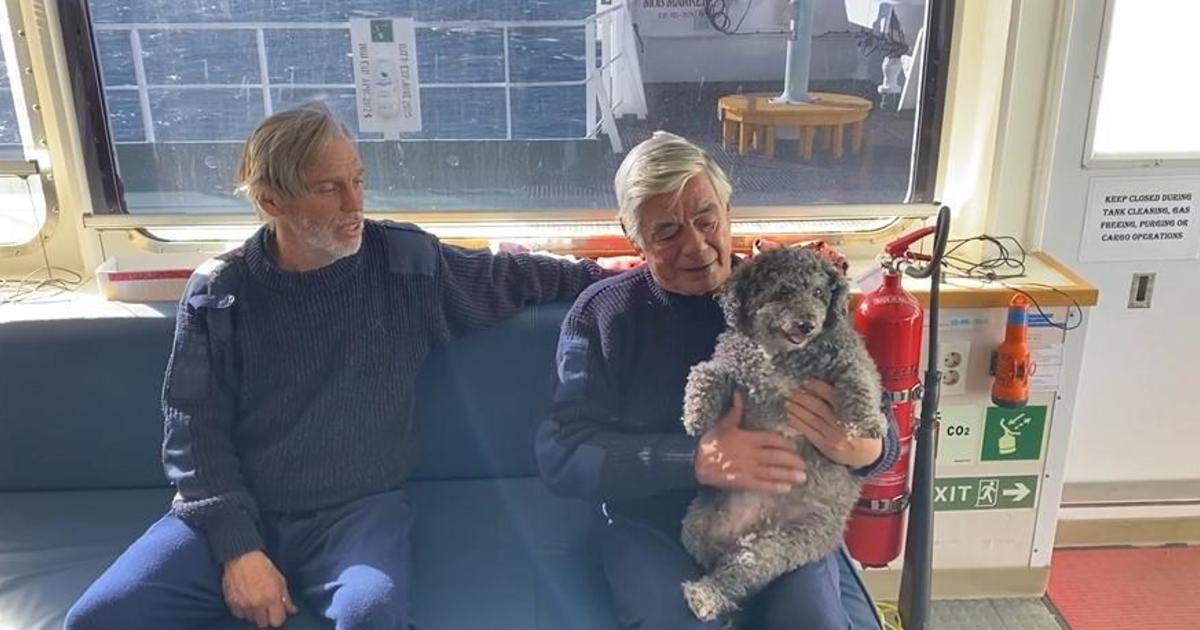 2 men, dog rescued 10 days after sailboat reported missing in the Atlantic – CBS News