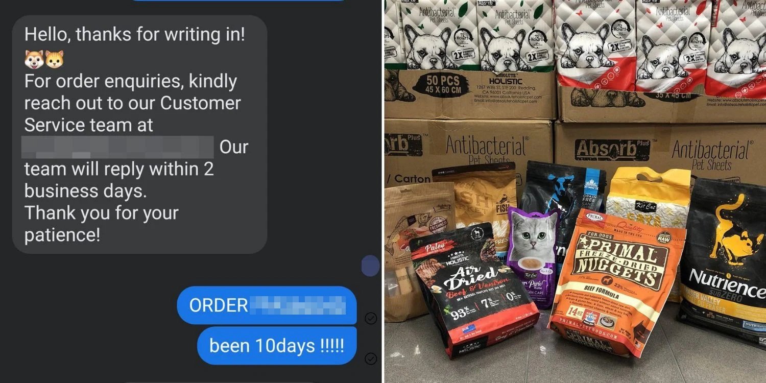 S’pore Pet Shop Fails To Deliver Orders, Customers Complain Online & Threaten To Lodge Reports – MS News