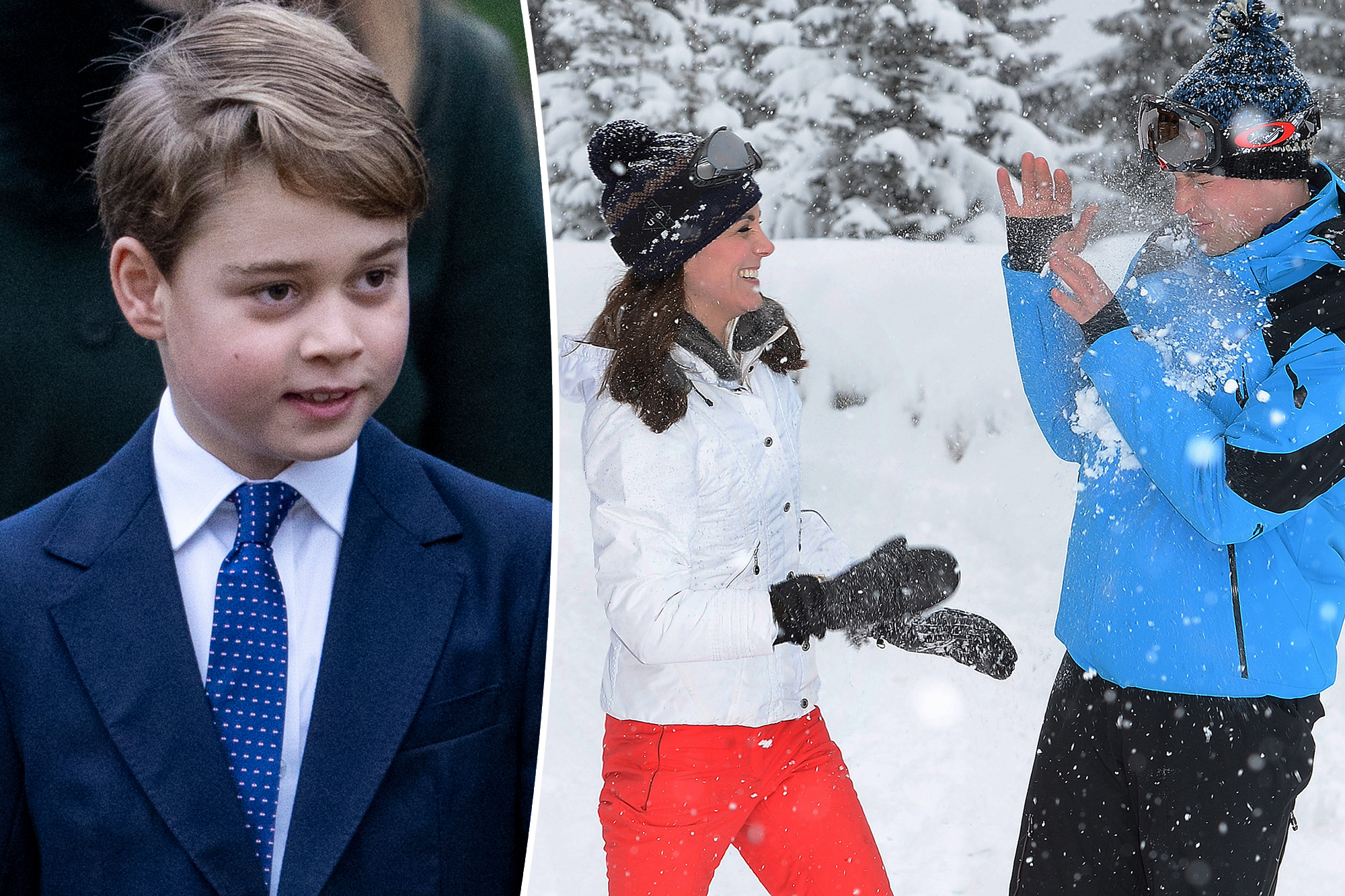 Prince George wears mom Kate Middleton's winter hat in new photo – Page Six