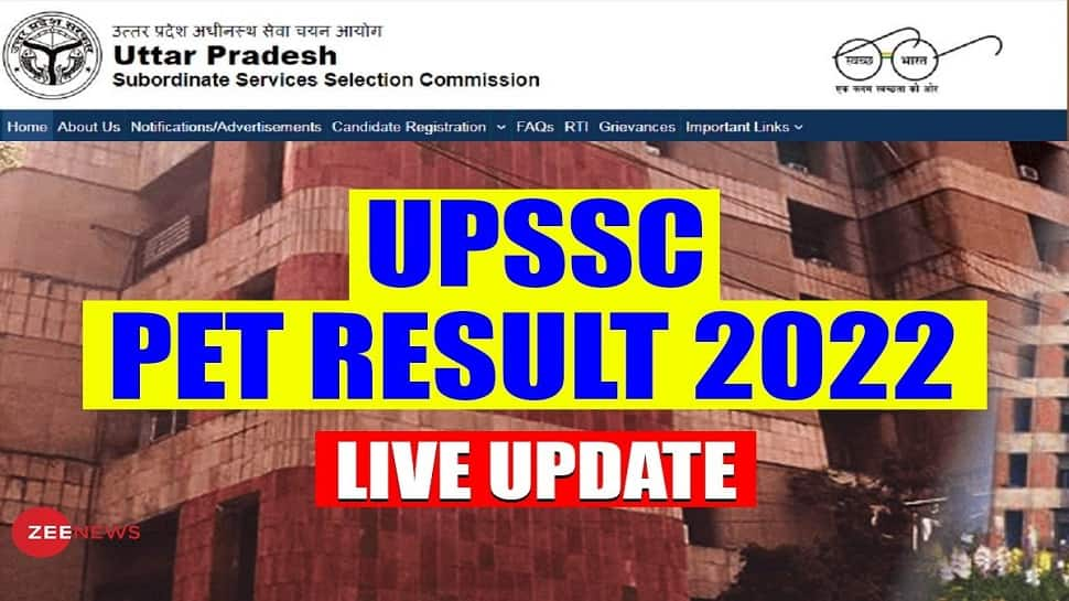 Live updates | UPSSSC PET Result 2022 to be OUT anytime soon … – Zee News